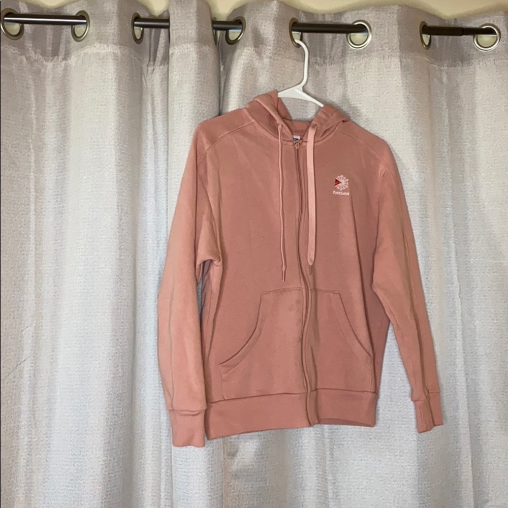 Reebok pink hoodie